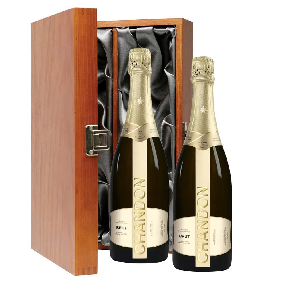 Chandon Brut Sparkling Wine 75cl Twin Luxury Gift Boxed (2x75cl)
